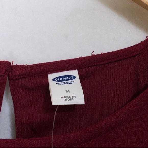 Old Navy Crinkle Dress Cold Shoulder Ruffle - Picture 3 of 4